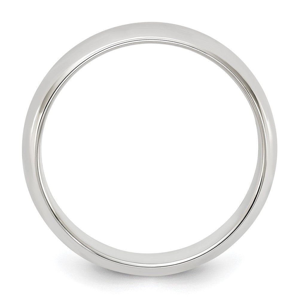 Sterling Silver 5mm Half Round Size 4.5 Band