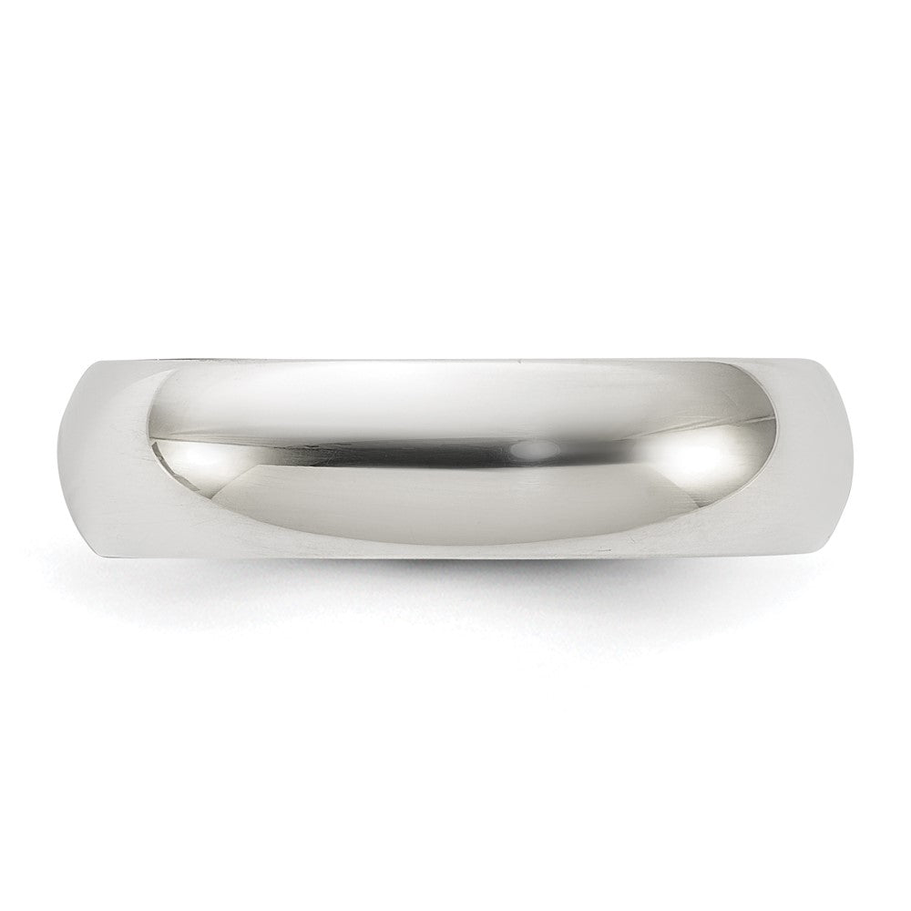 Sterling Silver 5mm Half Round Size 7 Band