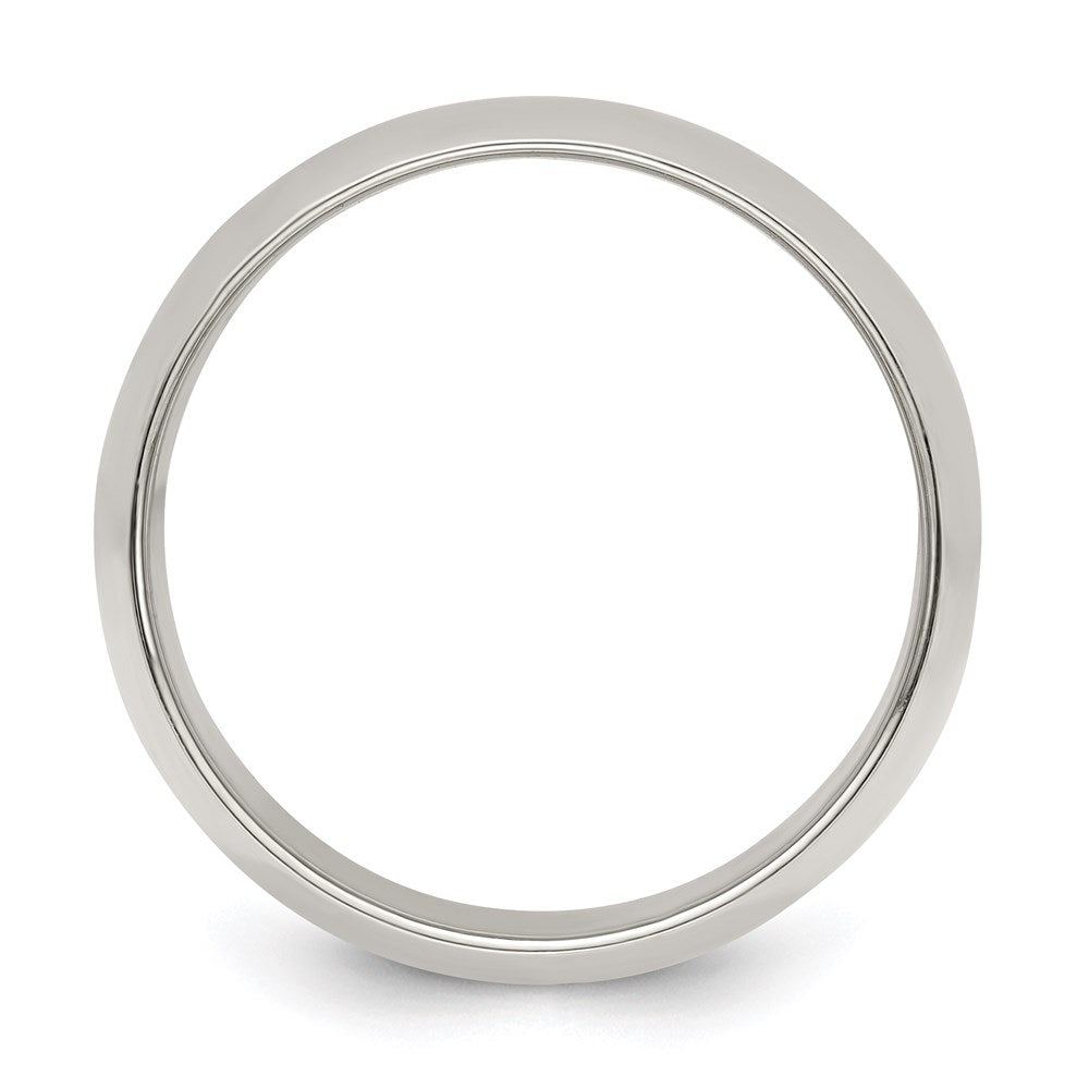 Sterling Silver 10mm Half Round Size 4 Band