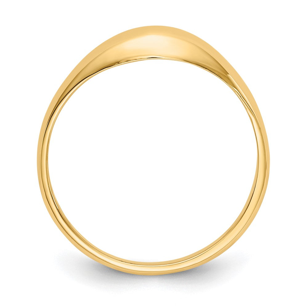 14k Childs Polished Dome Ring