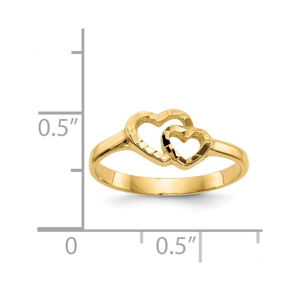 14k Children's Heart Ring