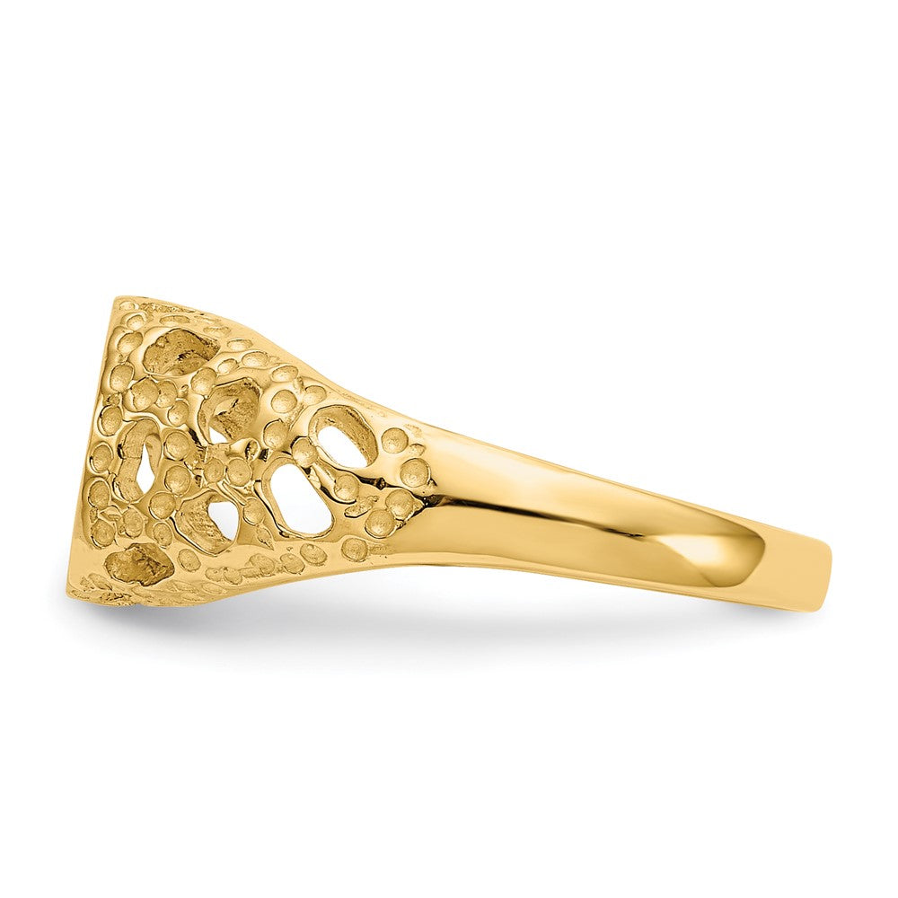 14k Childs Fancy Signet Ring