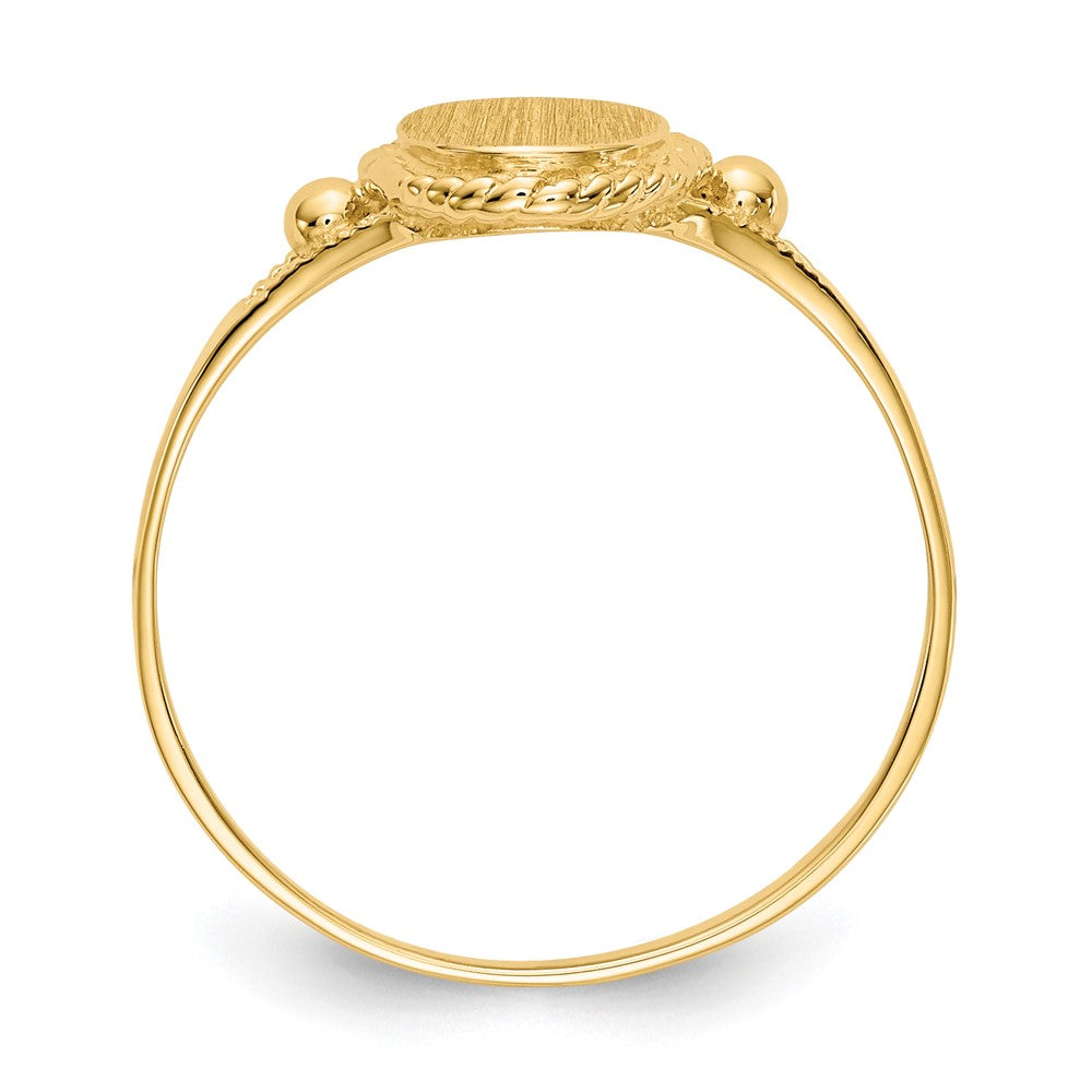 14k Childs Fancy Signet Ring