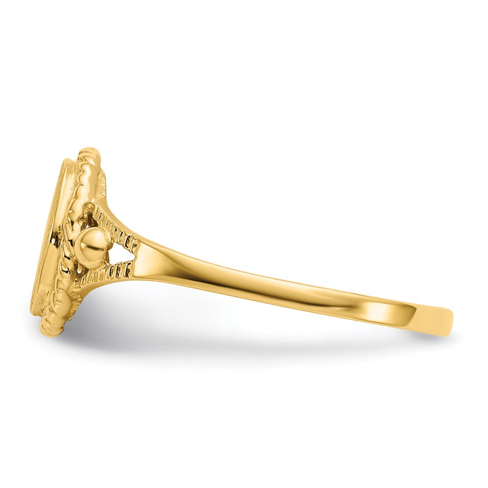 14k Childs Fancy Signet Ring