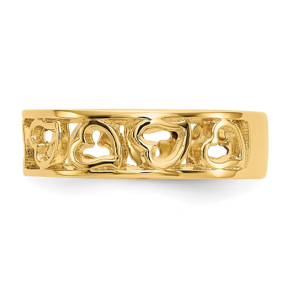 14k Heart Ring