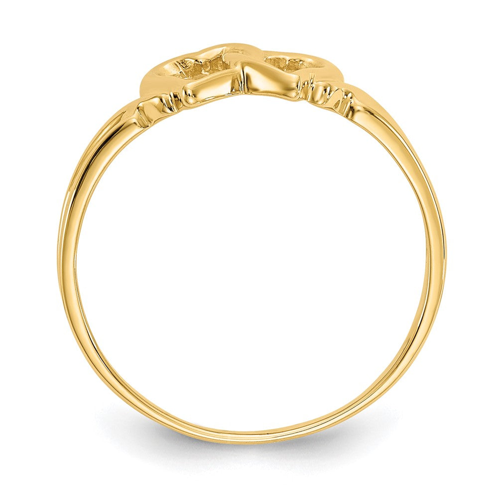 14K Heart Ring