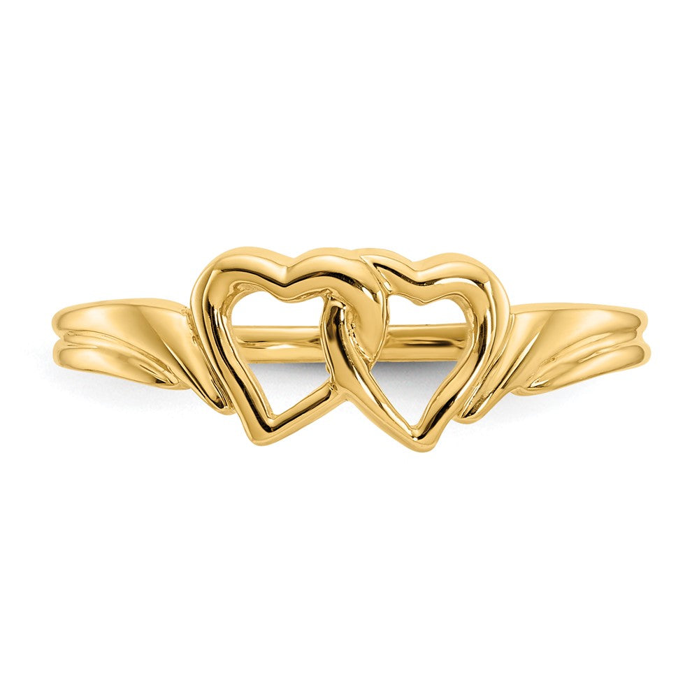 14K Heart Ring