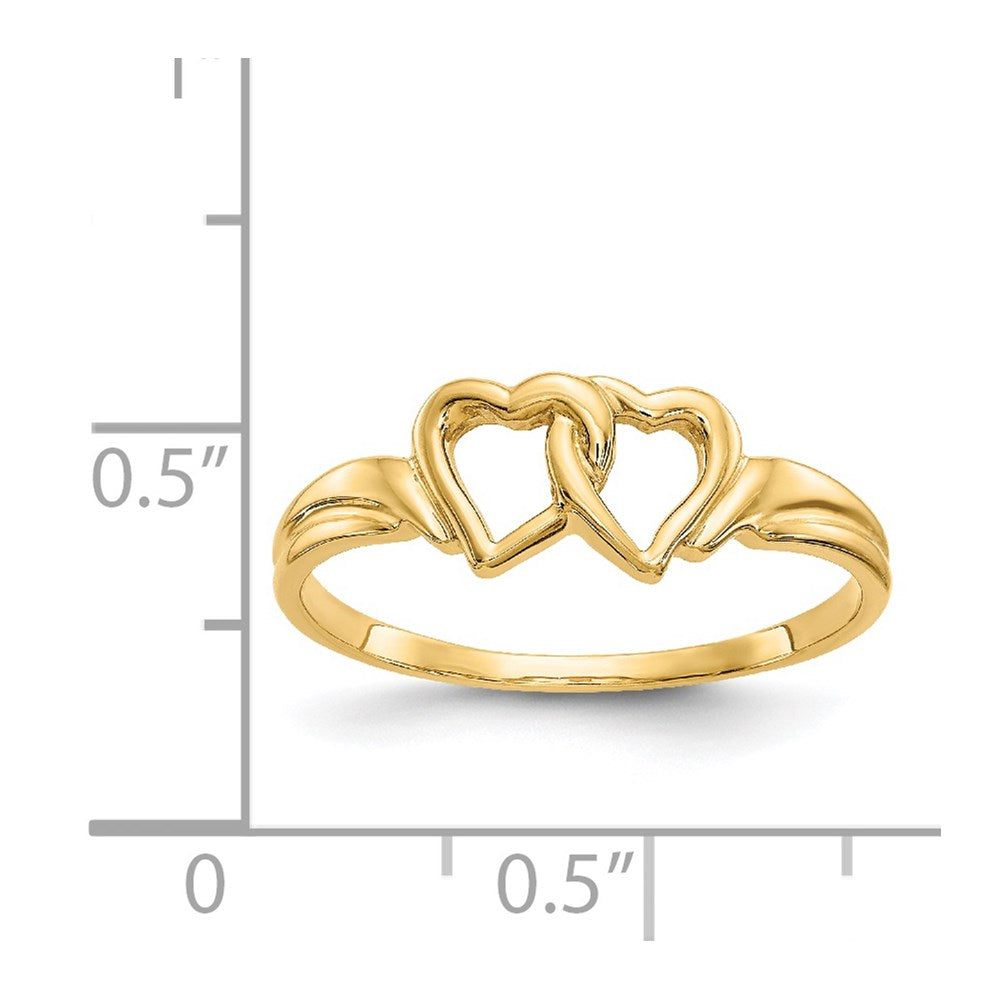 14K Heart Ring