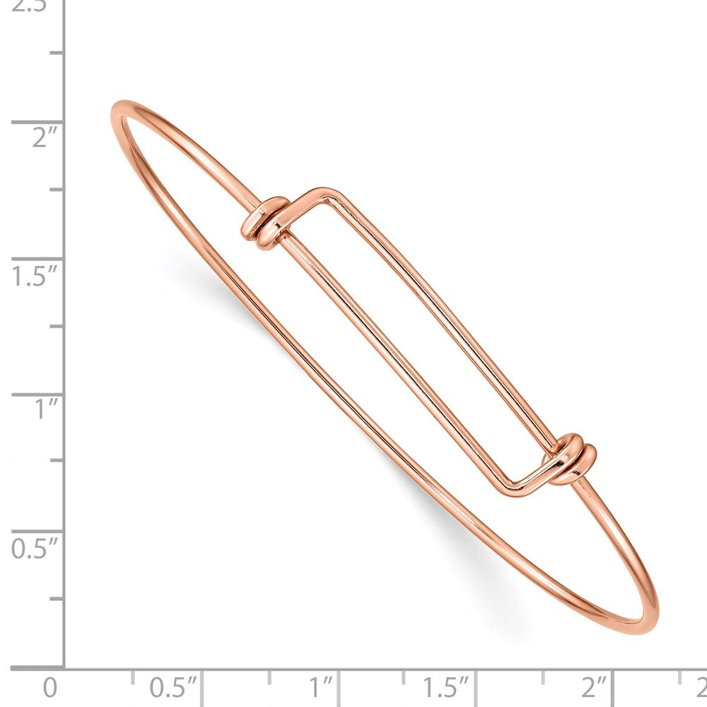 Rose Gold Filled 1.65mm Expandable Bangle