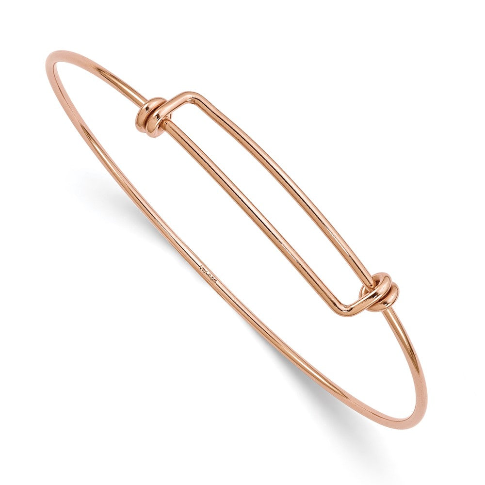 Rose Gold Filled 1.65mm Expandable Bangle