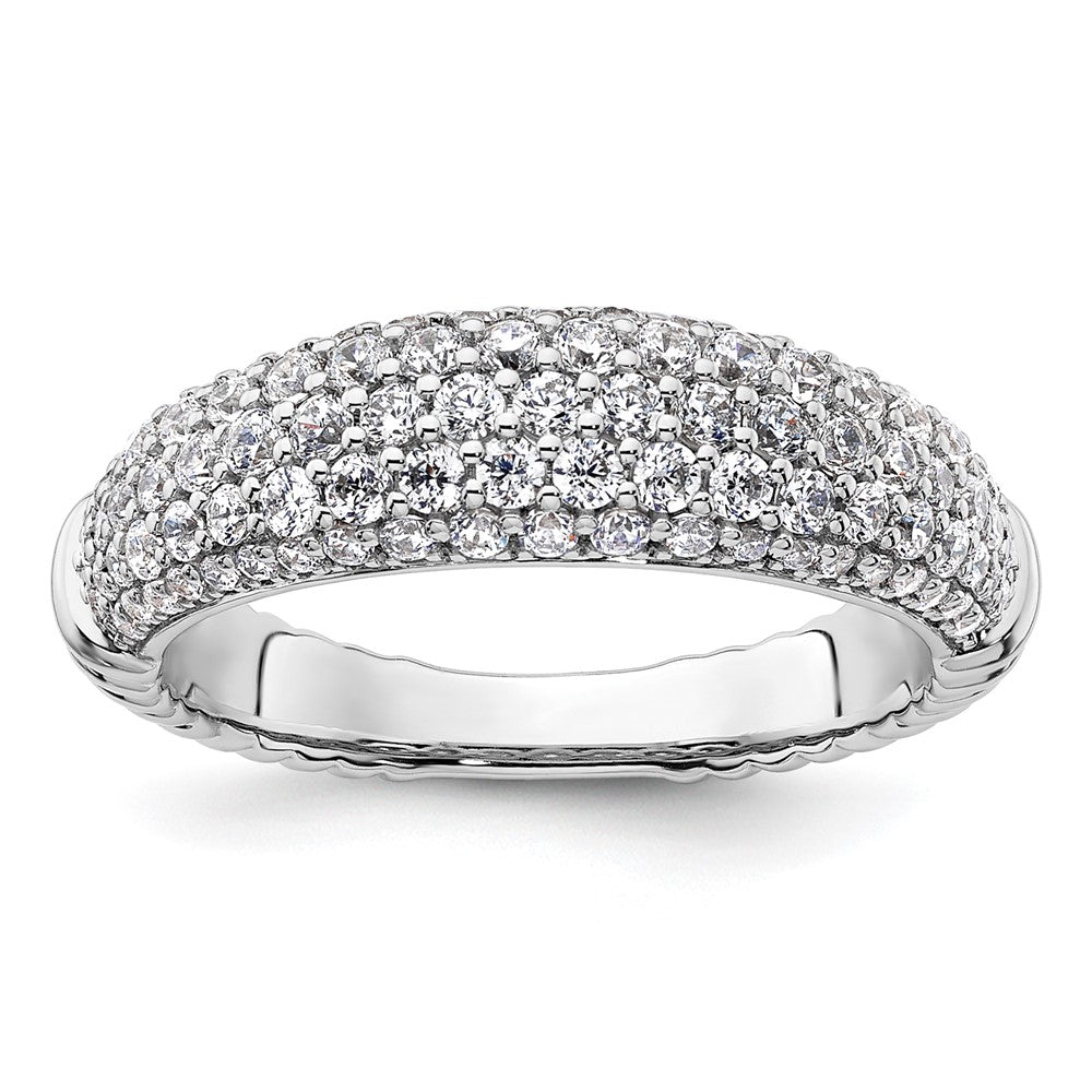 14K White Gold Lab Grown Diamond VS/SI FGH Band