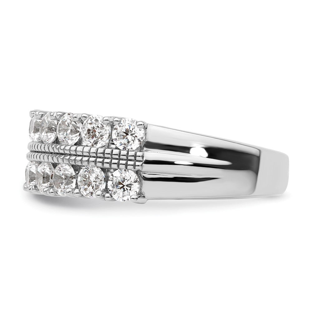 14K White Gold Lab Grown Diamond VS/SI FGH Ladies Ring