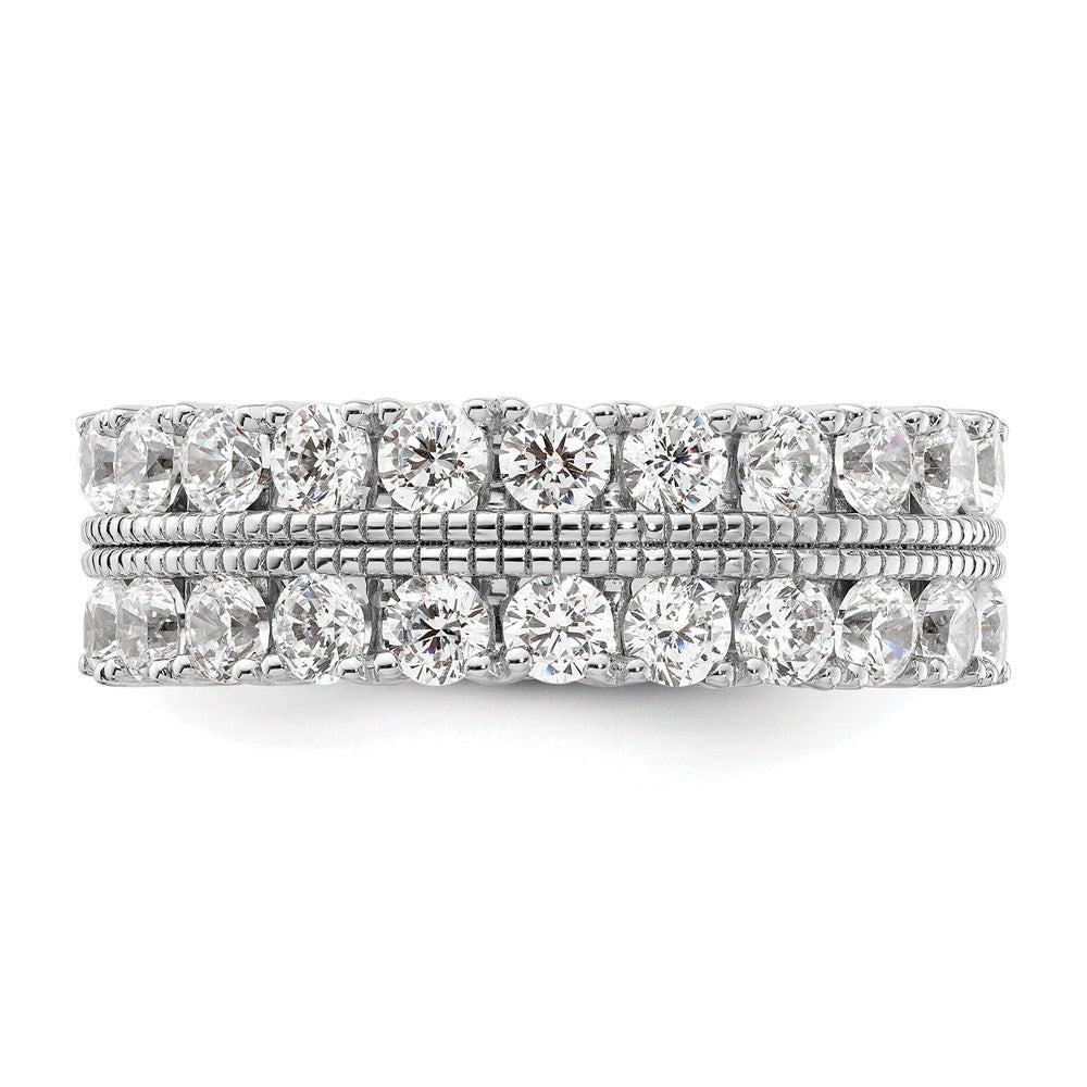 14K White Gold Lab Grown Diamond VS/SI FGH Ladies Ring