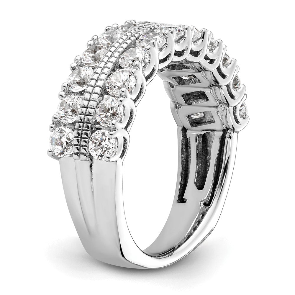 14K White Gold Lab Grown Diamond VS/SI FGH Ladies Ring