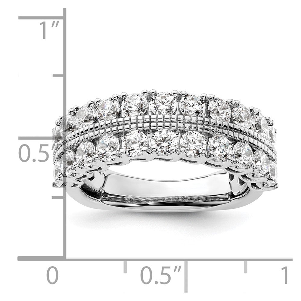 14K White Gold Lab Grown Diamond VS/SI FGH Ladies Ring