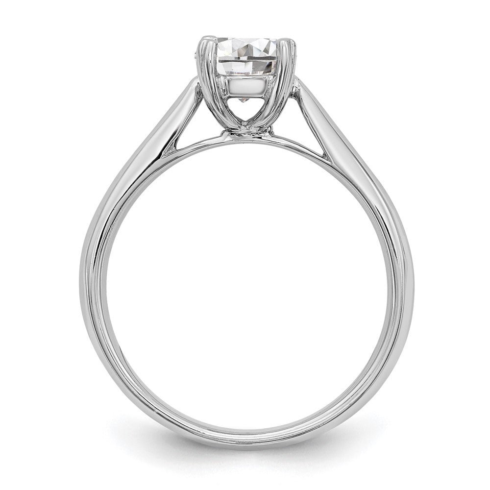 14kw 1/3 ct Round Certified VS DEF Lab Grown Diamond Solitaire Enga