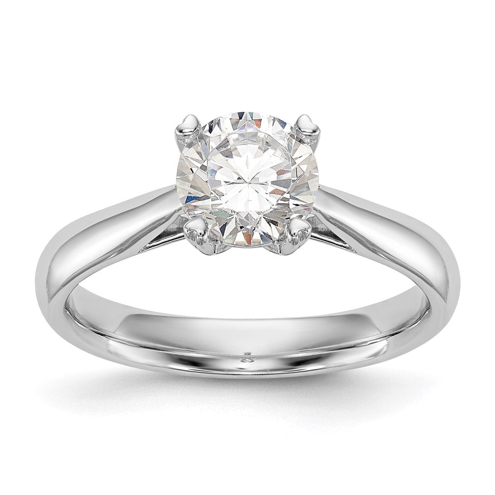 14kw 1/3 ct Round Certified VS DEF Lab Grown Diamond Solitaire Enga