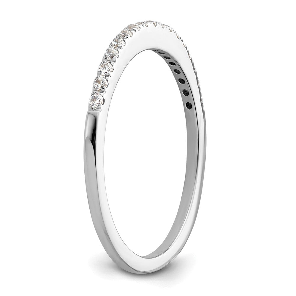 14K White Gold Lab Grown Diamond VS/SI FGH Wedding Band