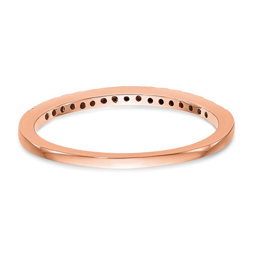 14K Rose Gold Lab Grown Diamond VS/SI FGH Wedding Band