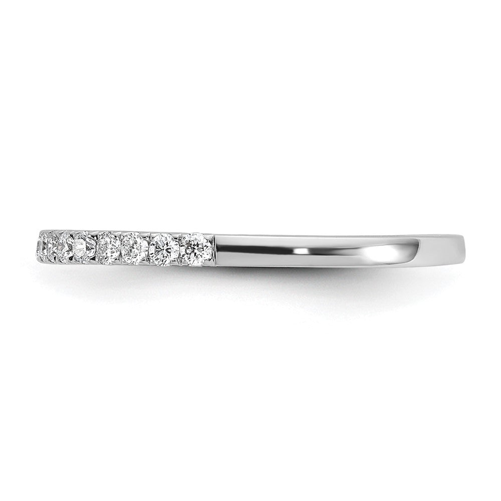 14K White Gold Lab Grown Diamond VS/SI FGH Wedding Band