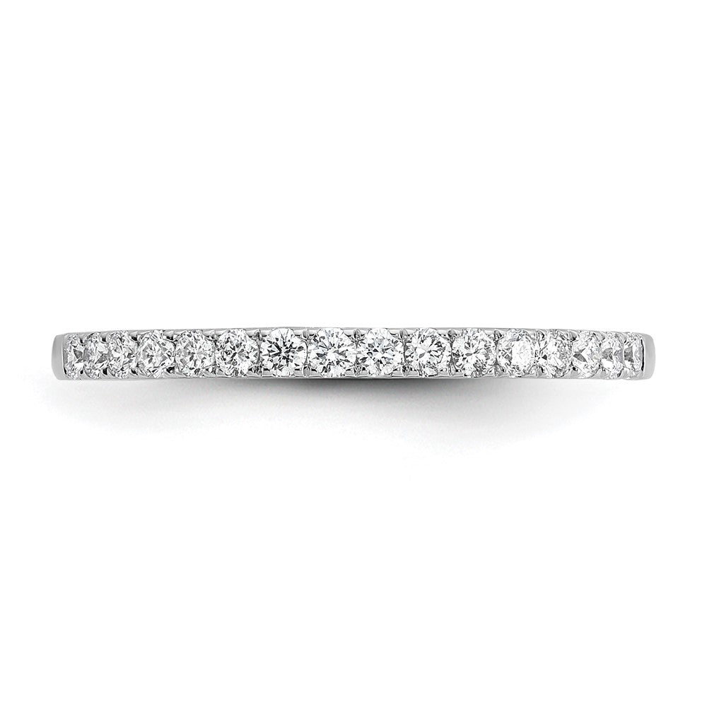 14K White Gold Lab Grown Diamond VS/SI FGH Wedding Band