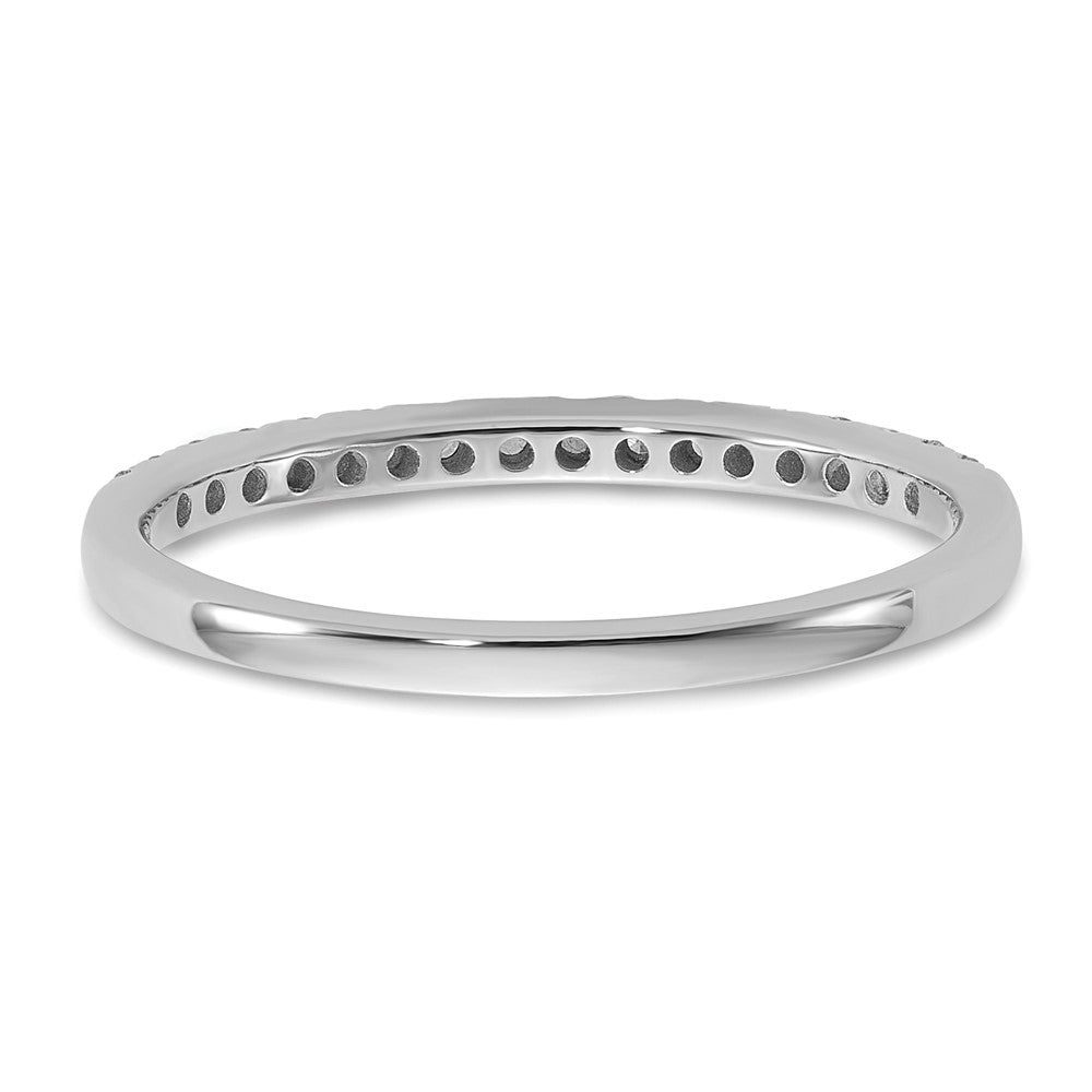 14K White Gold Lab Grown Diamond VS/SI FGH Wedding Band