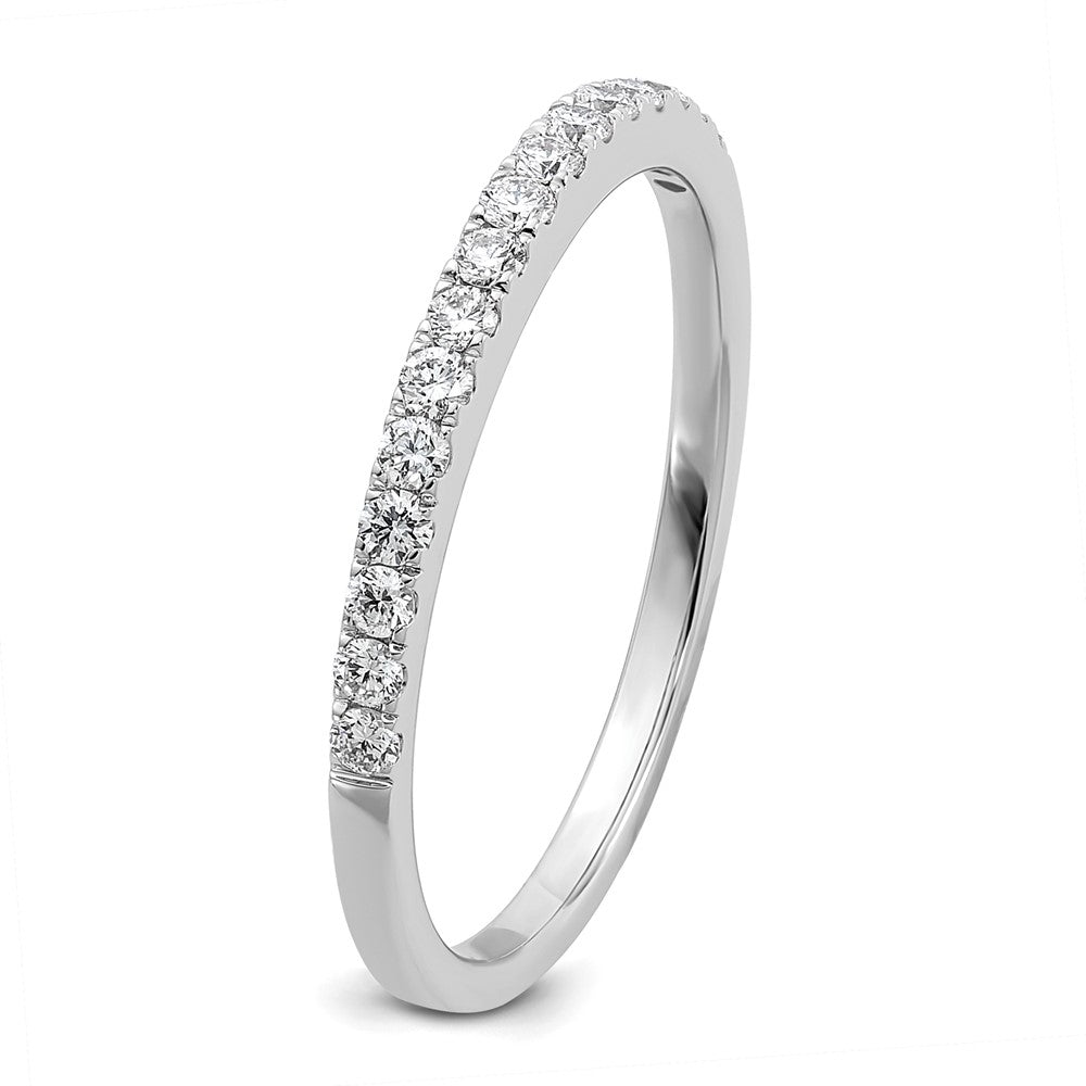 14K White Gold Lab Grown Diamond VS/SI FGH Wedding Band