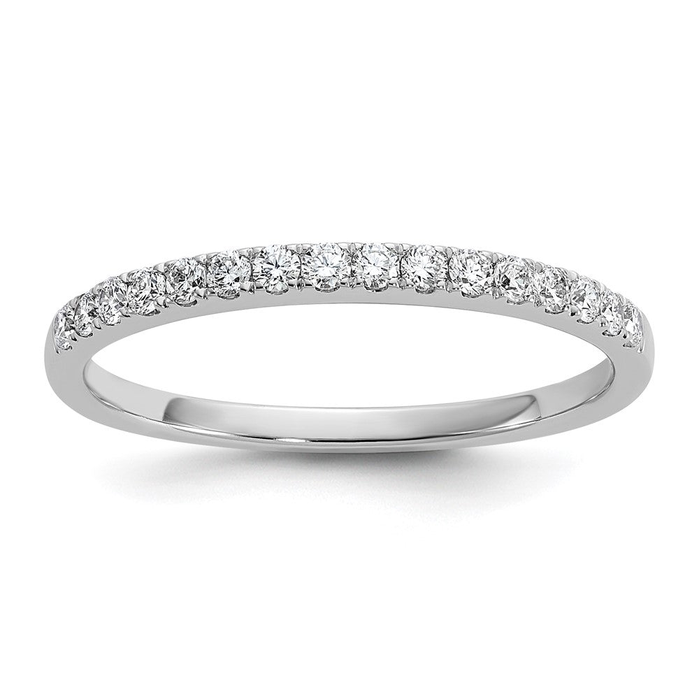 14K White Gold Lab Grown Diamond VS/SI FGH Wedding Band