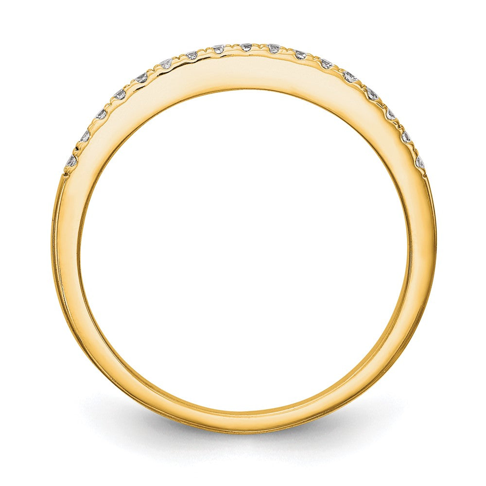 14K Gold Lab Grown Diamond VS/SI FGH Wedding Band