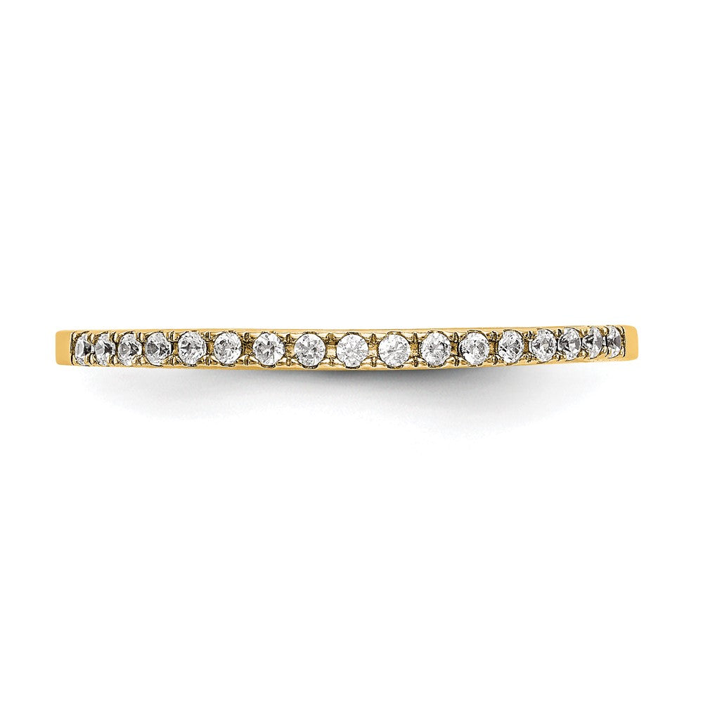 14K Gold Lab Grown Diamond VS/SI FGH Wedding Band