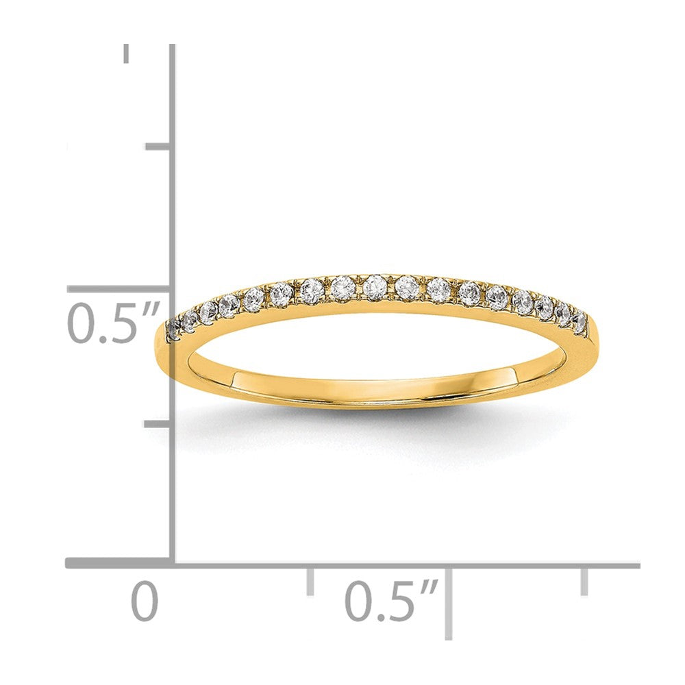 14K Gold Lab Grown Diamond VS/SI FGH Wedding Band