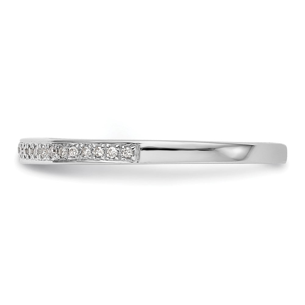 14k White Gold Lab Grown VS/SI FGH Dia Wedding Band