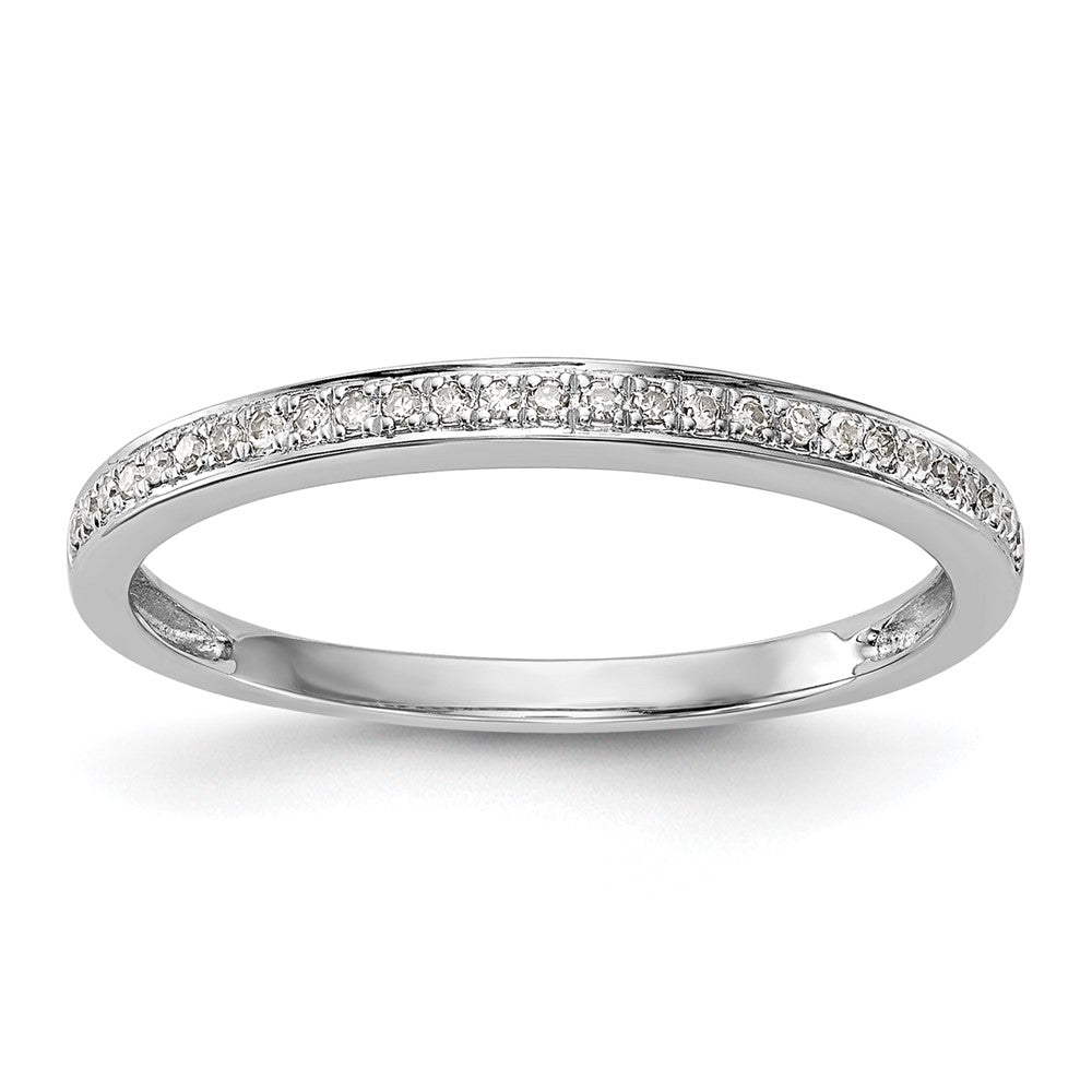 14k White Gold Lab Grown VS/SI FGH Dia Wedding Band