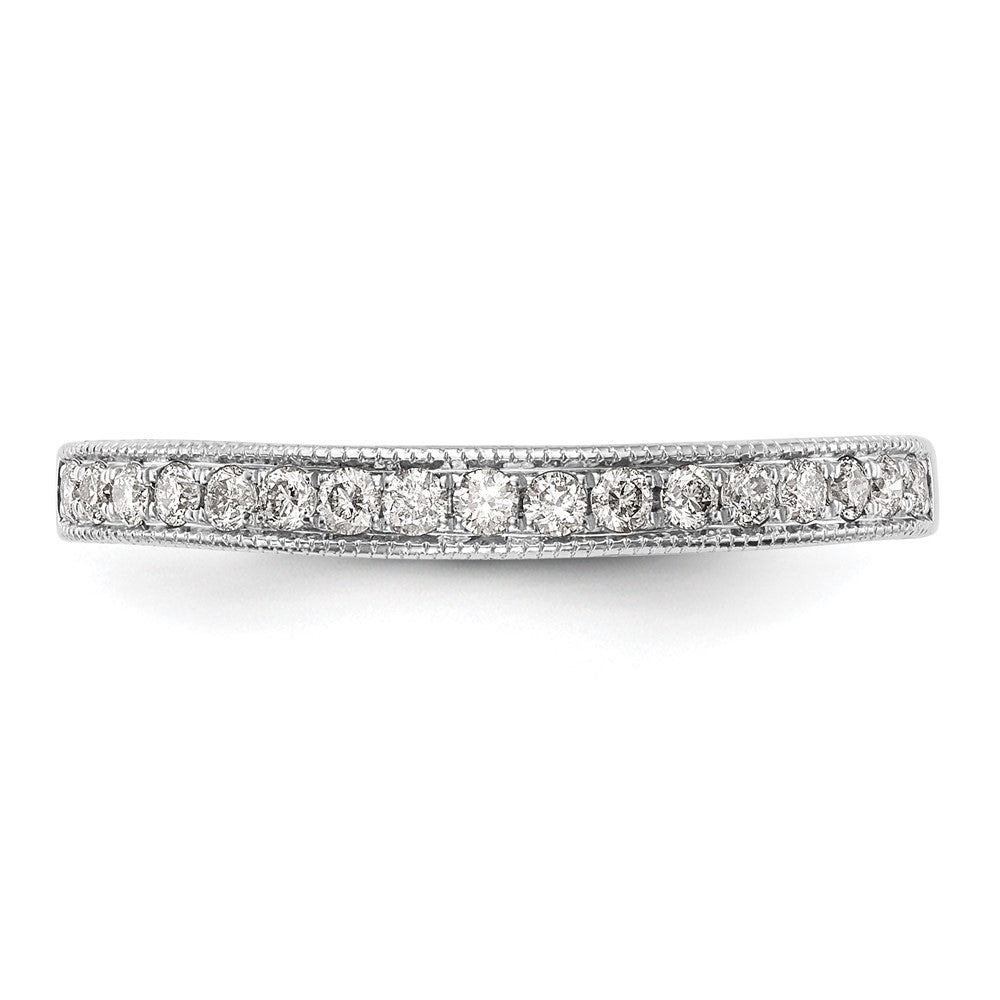 14K White Gold Lab Grown Diamond VS/SI FGH Wedding Band