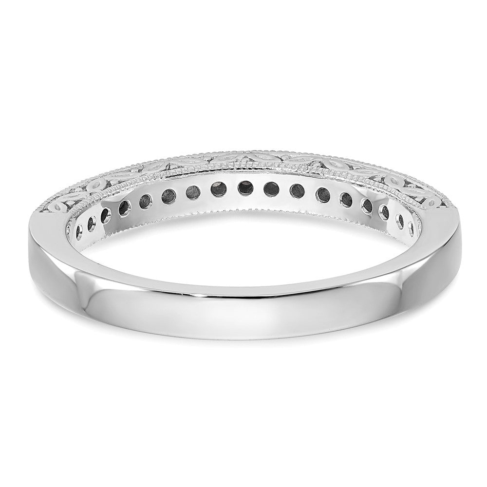 14K White Gold Lab Grown Diamond VS/SI FGH Wedding Band