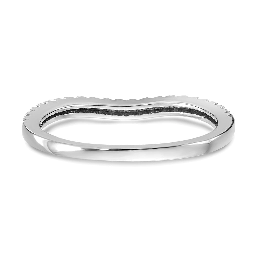 14K White Gold Lab Grown VS/SI FGH Dia Wedding Band