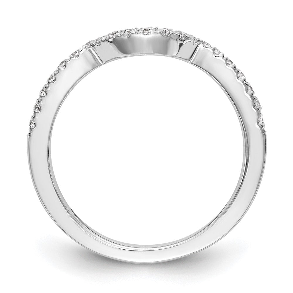 14K White Gold Lab Grown Diamond VS/SI FGH Wedding Band