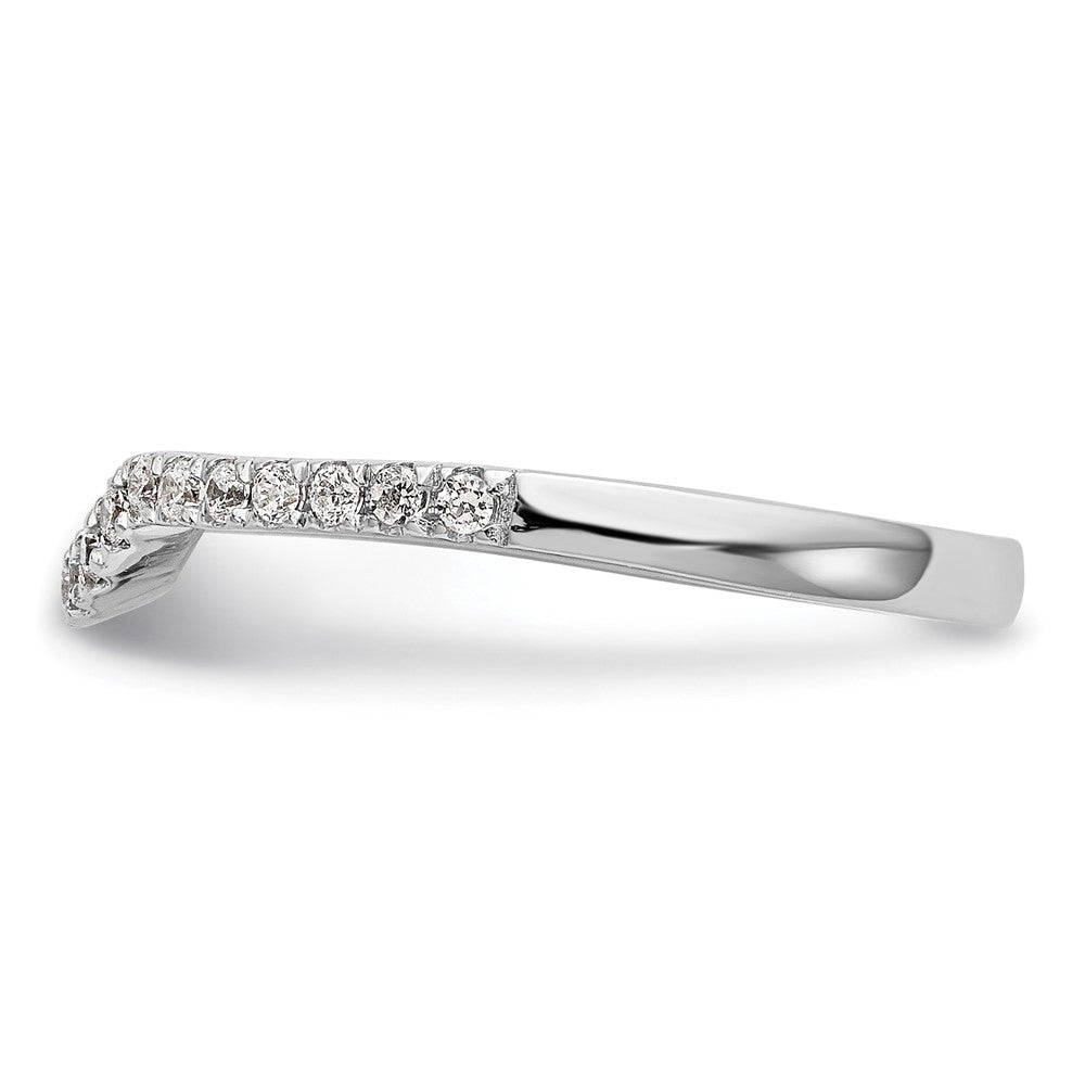 14K White Gold Lab Grown Diamond VS/SI FGH Wedding Band