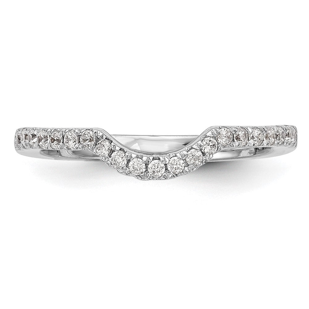 14K White Gold Lab Grown Diamond VS/SI FGH Wedding Band