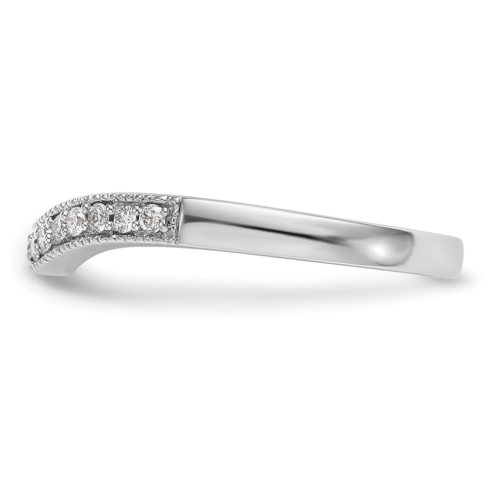 14K White Gold Lab Grown Diamond VS/SI FGH Wedding Band