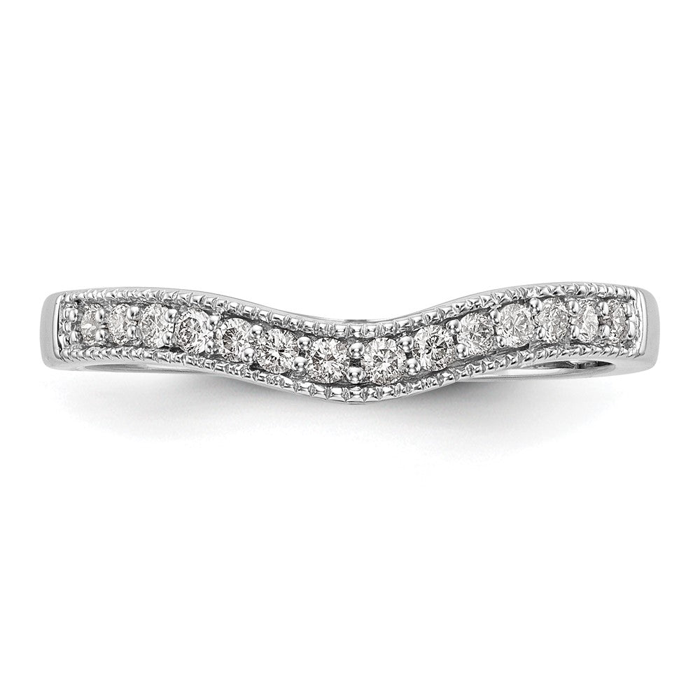 14K White Gold Lab Grown Diamond VS/SI FGH Wedding Band