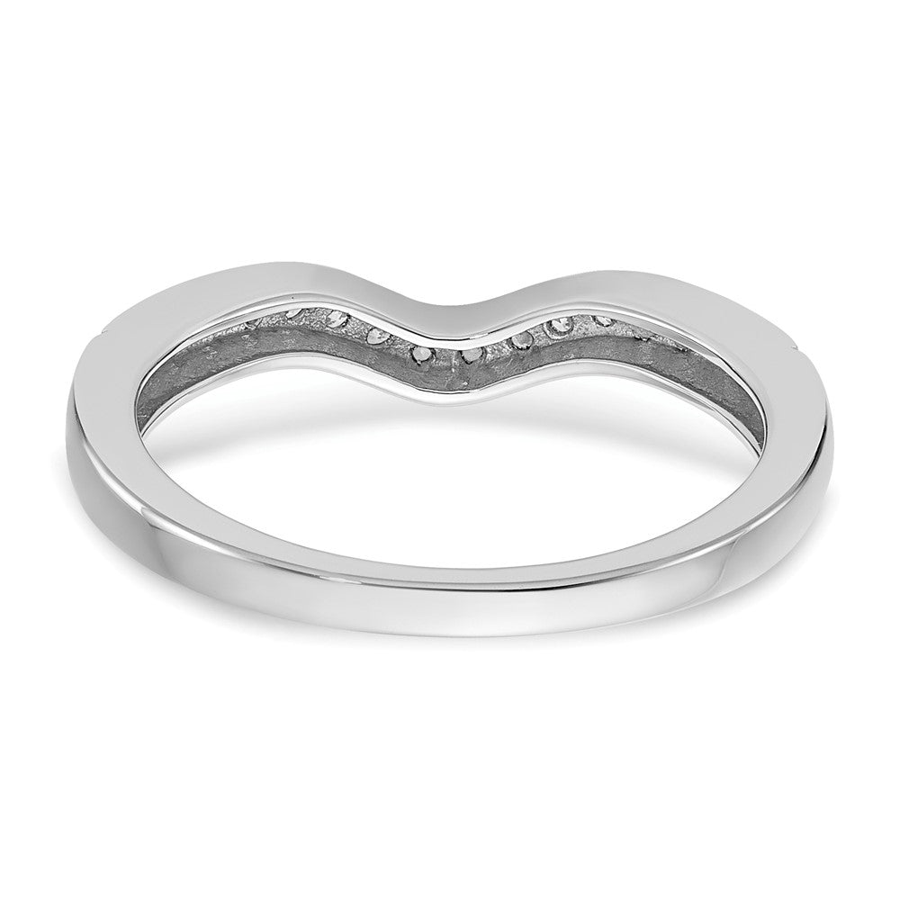 14K White Gold Lab Grown Diamond VS/SI FGH Wedding Band