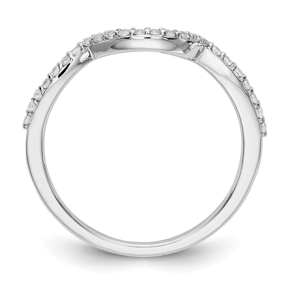 14k White Gold Lab Grown VS/SI FGH Dia Wedding Band