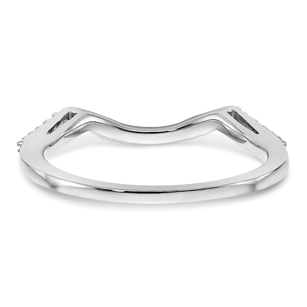 14K White Gold Lab Grown VS/SI FGH Dia Wedding Band