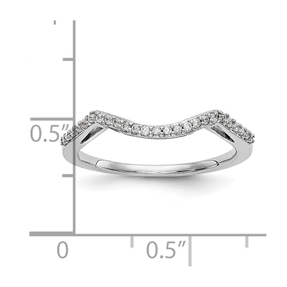 14K White Gold Lab Grown VS/SI FGH Dia Wedding Band