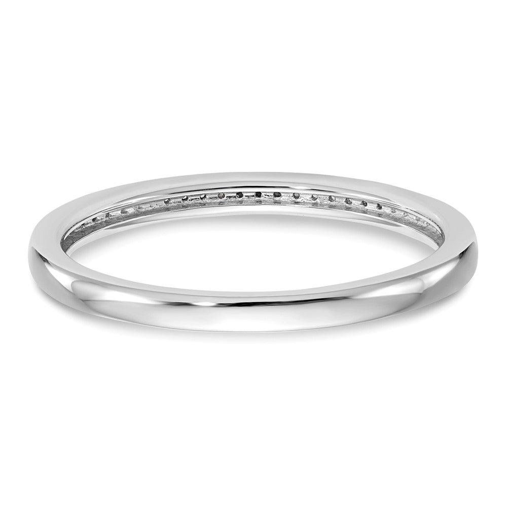 10K White Gold Lab Grown VS/SI FGH Dia Set of 2 Wedding Bands