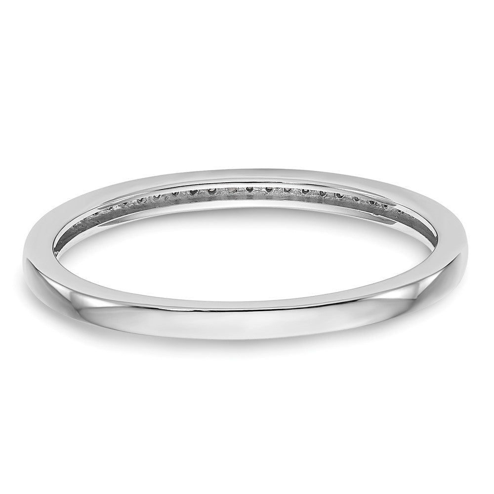 10K White Gold Lab Grown VS/SI FGH Dia Set of 2 Wedding Bands