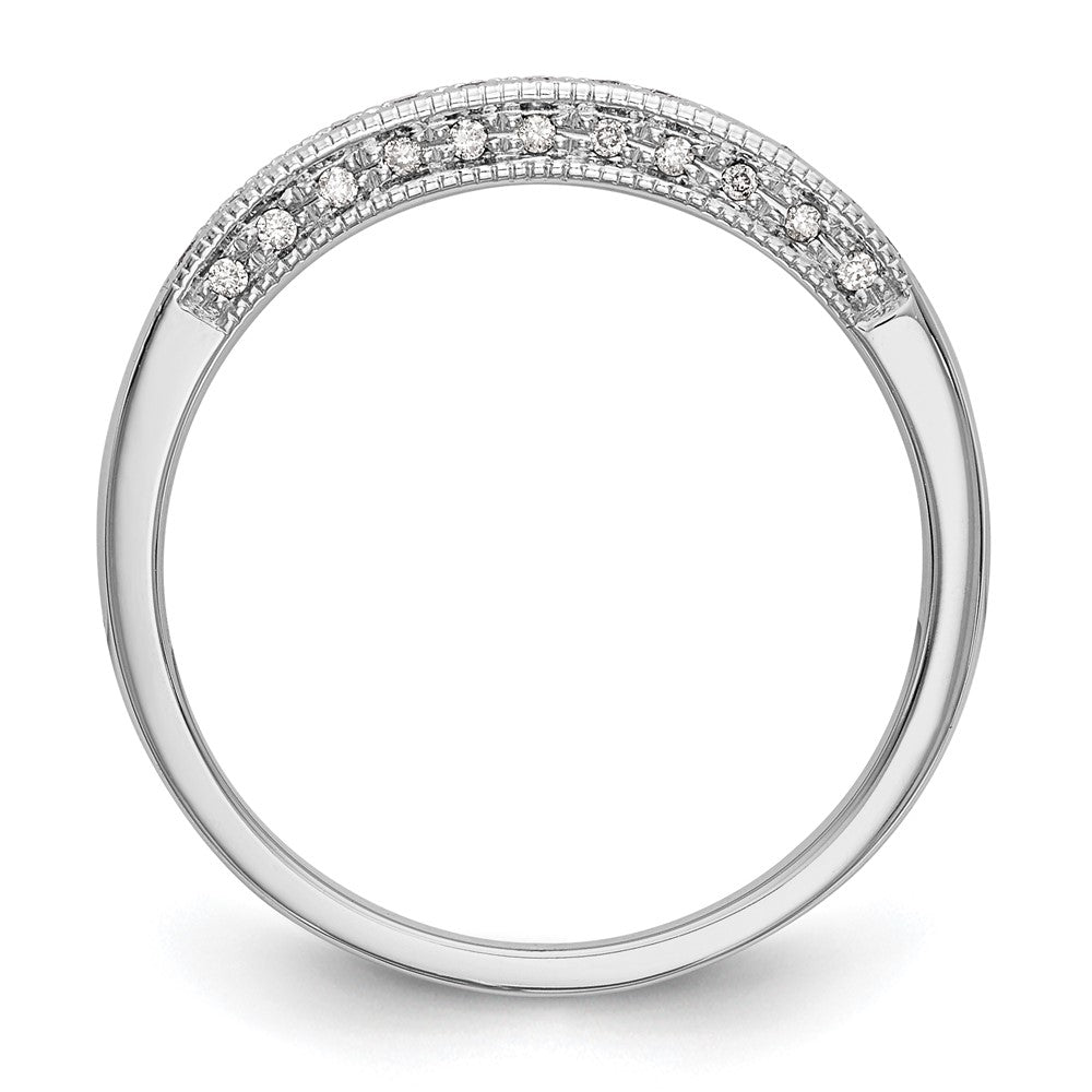 14K White Gold Lab Grown VS/SI FGH Dia Wedding Band