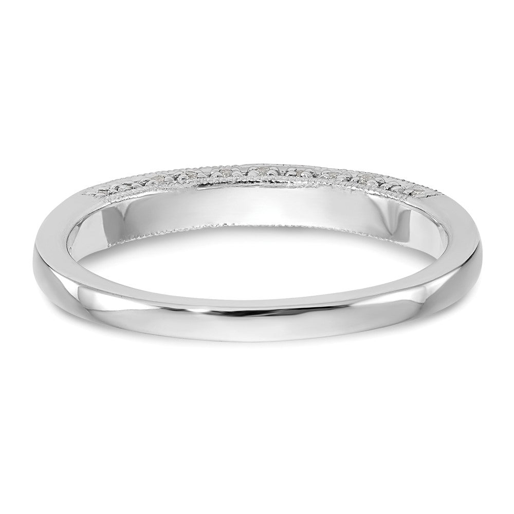 14K White Gold Lab Grown VS/SI FGH Dia Wedding Band