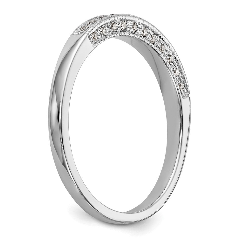 14K White Gold Lab Grown VS/SI FGH Dia Wedding Band